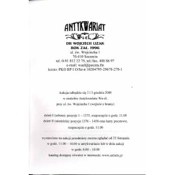 [Antykwariat Wu-El] II Aukcja. Antykwariat Wu-El dr Wojciech Lizak rok zał. 1996