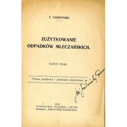 Zużytkowanie odpadków mleczarskich