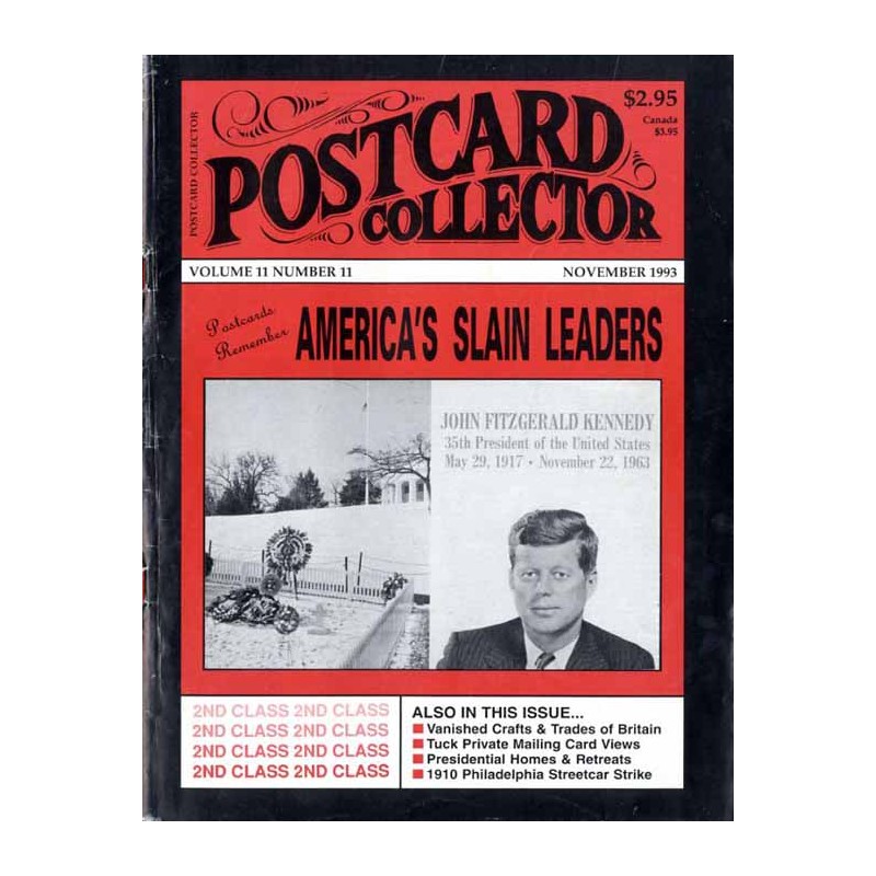 Postcard Collector. Vol.11 (1993). Nr 11 (November 1993)