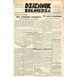Dziennik Żołnierza. [...] Pismo żołnierzy I. Korpusu Panc.-Motorowego. R.3 (1942). Nr 196 (729) (22 grudnia 1942)