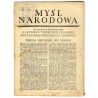 Myśl Narodowa. Tygodnik poświęcony kulturze twórczości polskiej. R.15 (1935). Nr 22 (26 maja  1935)