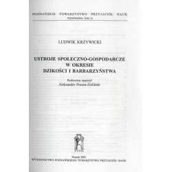 Ustroje społeczno-gospodarcze w okresie dzikości i barbarzyństwa