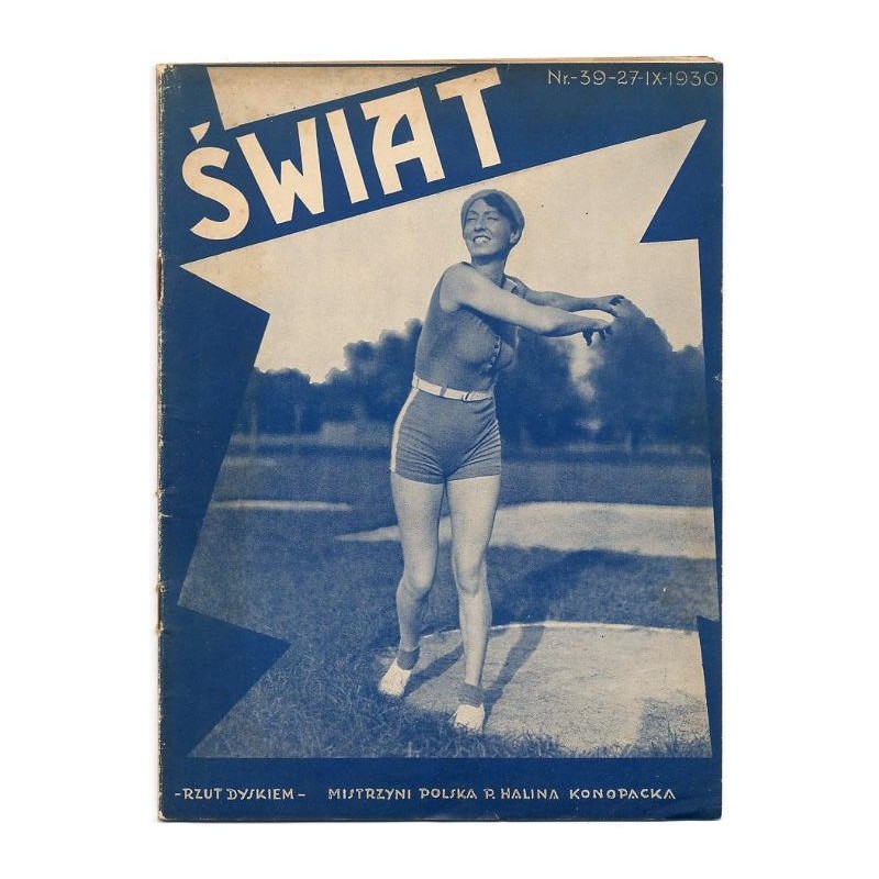 Świat. Pismo tygodniowe ilustrowane. R.25 (1930). Nr 39 (27 września 1930)