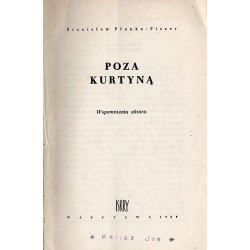Poza kurtyną. Wspomnienia aktora