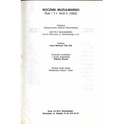 Rocznik Muzułmański. R.1 (1992 - 1413 h). T.1