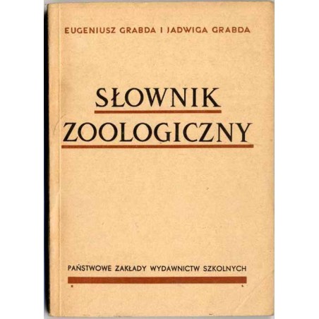 Słownik zoologiczny