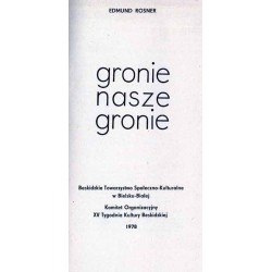 Gronie, nasze gronie [antologia poezji beskidzkiej]