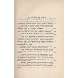 Przegląd Biblioteczny. R.10 (1936). Z.1-4. Żurowska Wanda: Bibliografia bibliografii, bibliotekarstwa i bibliofilstwa za lata 19