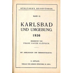 Karlsbad und Umgebung 1936