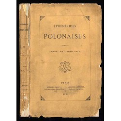Éphémérides Polonaises. (1863). [Nr 2] Avril, Mai et Juin 1863