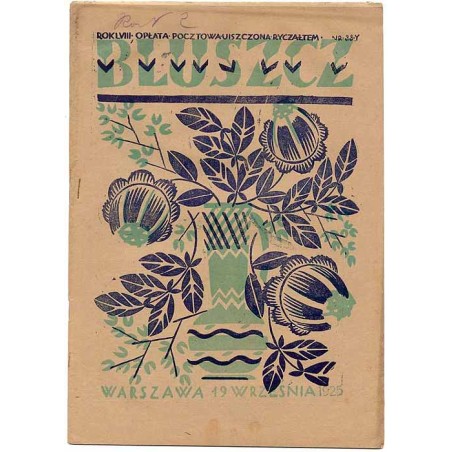 Bluszcz. Pismo tygodniowe ilustrowane dla kobiet. R.58 (1925). Nr 38 (19 września 1925)