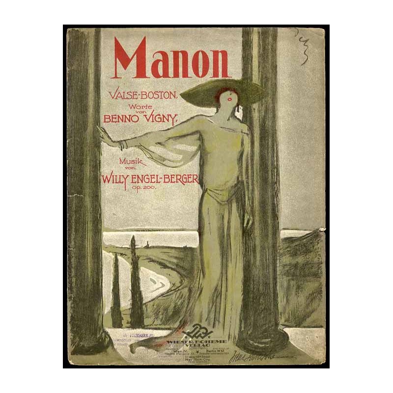 Manon. Lied und Valse boston. Op. 200