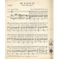 Manon. Lied und Valse boston. Op. 200