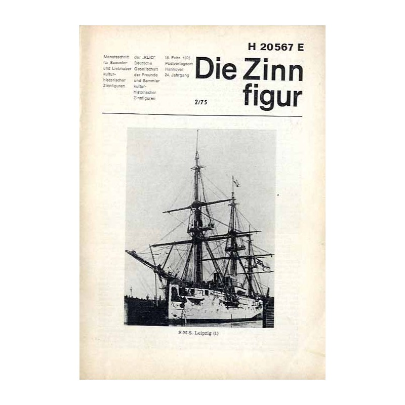 Die Zinnfigur. Monatsschrift für Sammler und Liebhaber kulturhistorischer Zinnfiguren. 24. Jahrgang (1975). Nr 2 (15. Februar 19