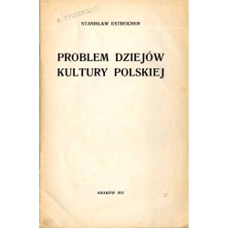 Problem dziejów kultury polskiej