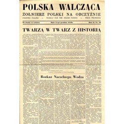 Polska Walcząca - Żołnierz Polski na Obczyźnie. Fighting Poland. Weekly for the Polish Forces. R.2 (1940). Nr 40 (14 grudnia 194