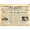 Tydzień Literacki Polski Zbrojnej. Nauka-literatura-sztuka. R.2 (1938). Nr 32 (70) (14 sierpnia 1938) / Jan Szczepkowski Milanów