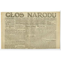 Głos Narodu. R.25 (1917). Nr 132 (5 czerwca 1917). Wydanie wieczorne