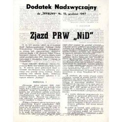 Trybuna. Niepodległość i Demokracja. 1947. Nr 12 (Grudzień 1947)