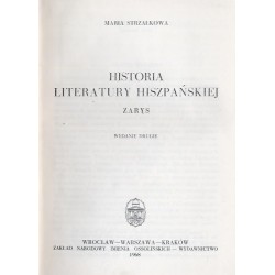 Historia literatury hiszpańskiej. Zarys