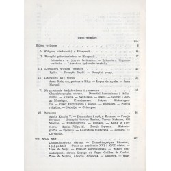 Historia literatury hiszpańskiej. Zarys