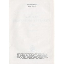 Historia literatury hiszpańskiej. Zarys