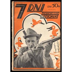 7 Dni. Tygodniowe pismo ilustrowane. R.2 (1930). Nr 13 (62) (30 marca 1930)