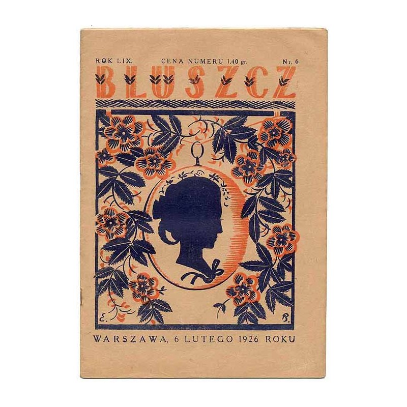 Bluszcz. Pismo tygodniowe ilustrowane dla kobiet. R.59 (1926). Nr 6 (6 lutego 1926)