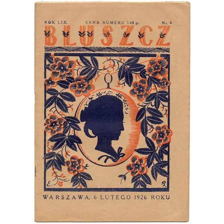 Bluszcz. Pismo tygodniowe ilustrowane dla kobiet. R.59 (1926). Nr 6 (6 lutego 1926)