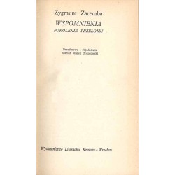 Wspomnienia. Pokolenie przełomu