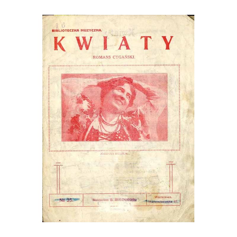 Kwiaty. Romans cygański / Józefa Bielska