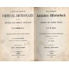 Neues vollständiges kritisches Wörterbuch der Englischen und Deutschen Sprache. Theil 1: Englisch-Deutsch Theil 2: Deutsch-Engl