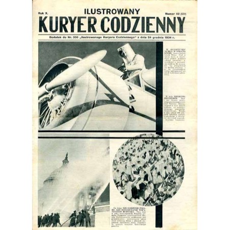 Ilustrowany Kurier Codzienny. Bezpłatny dodatek tygodniowy "Ilustrowanego Kuriera Codziennego" do nr 356. R.10 (1934). Nr 52 (53