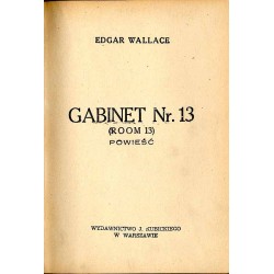 Gabinet nr 13. Powieść