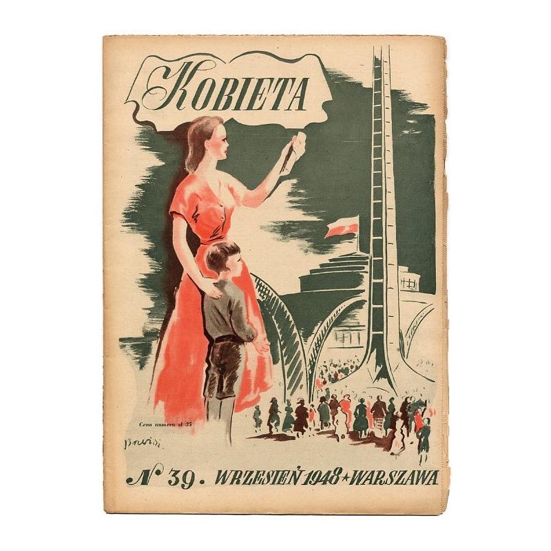 Kobieta. Tygodnik. 1948. Nr 39 (Wrzesień 1948) [Hanna Kędzierska-Przeździecka]