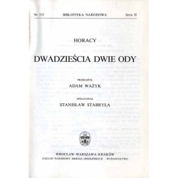 Dwadzieścia dwie ody