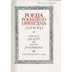 Poezja polskiego Oświecenia. Antologia