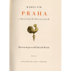 Praha v barevných dřevorytech