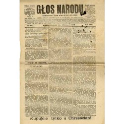 Głos Narodu. R.8 (1900). Nr 251 (4 listopada 1900). Wydanie wieczorne