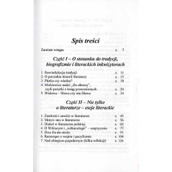 Nie tylko o literaturze... (felietony, eseje, rozprawy)