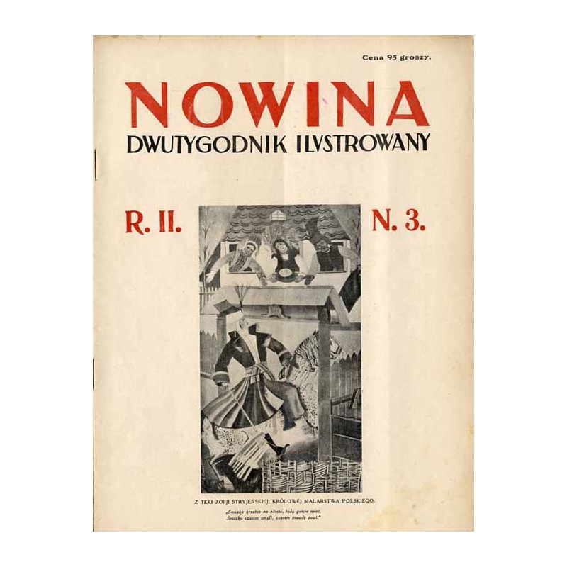 Nowina. Głos inteligencji. Dwutygodnik ilustrowany. R.2 (1927). Nr 3 (20 luty 1927)