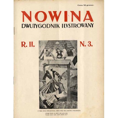 Nowina. Głos inteligencji. Dwutygodnik ilustrowany. R.2 (1927). Nr 3 (20 luty 1927)