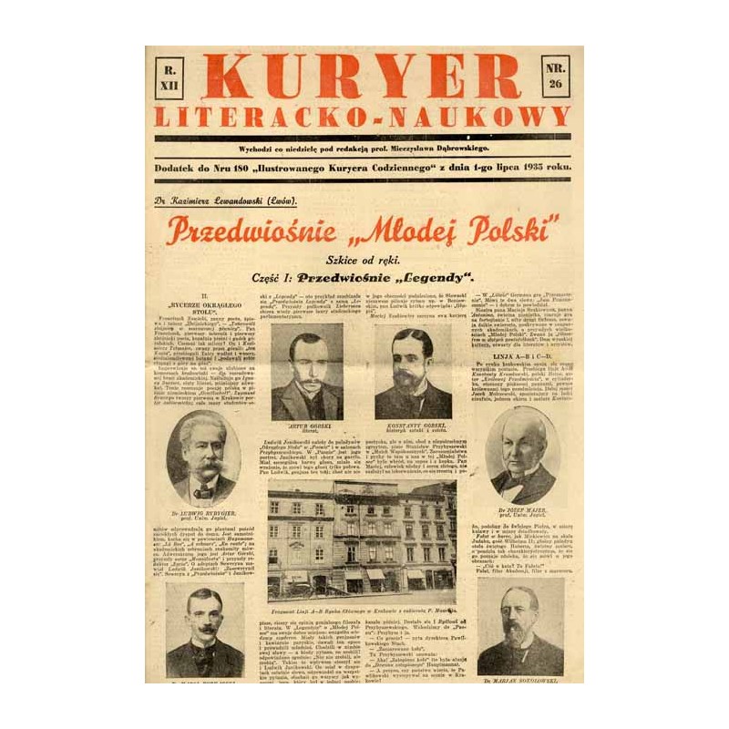 Kuryer Literacko-Naukowy. R.12 (1935). Nr 26 (1 lipca 1935)