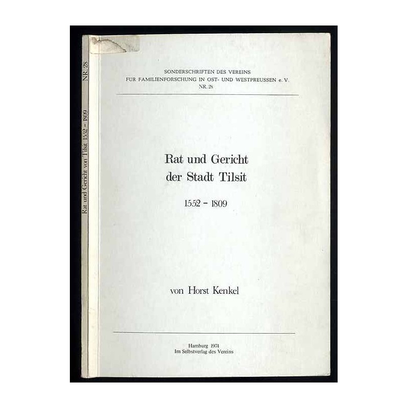 Rat und Gericht der Stadt Tilsit 1552-1809