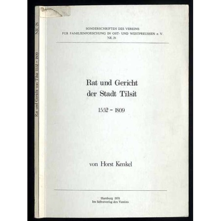 Rat und Gericht der Stadt Tilsit 1552-1809