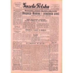Gazeta Polska. Dziennik informacyjny Polaków na Bliskim Wschodzie. R.3 (1943). Nr 115 (554) (17 maja 1943) / Szmul Zygielbojm