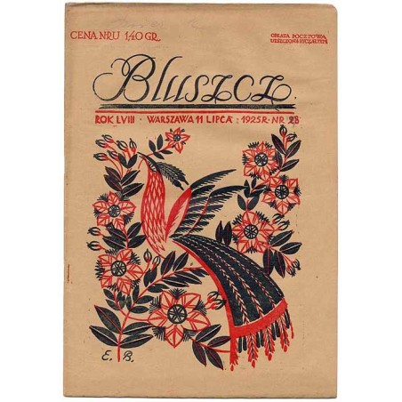Bluszcz. Pismo tygodniowe ilustrowane dla kobiet. R.58 (1925). Nr 28 (11 lipca 1925)