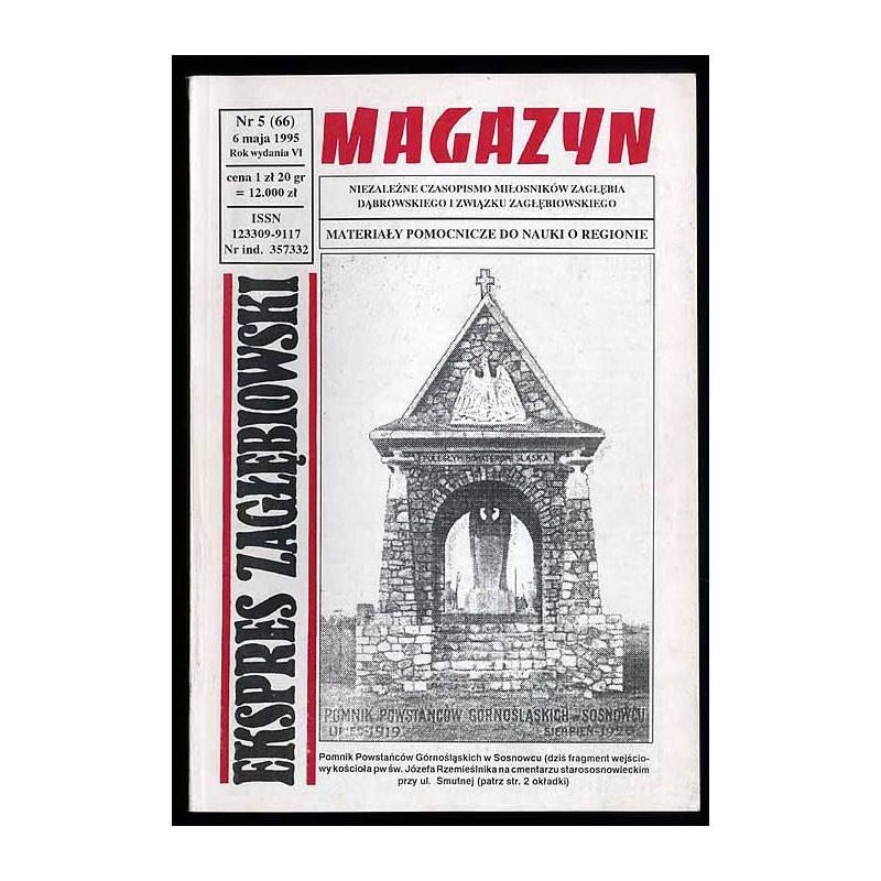 Ekspres Zagłębiowski. Magazyn. Niezależna gazeta miłośników Zagłębia Dąbrowskiego. R.6 (1995). Nr 5 (66)