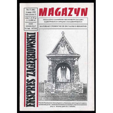 Ekspres Zagłębiowski. Magazyn. Niezależna gazeta miłośników Zagłębia Dąbrowskiego. R.6 (1995). Nr 5 (66)