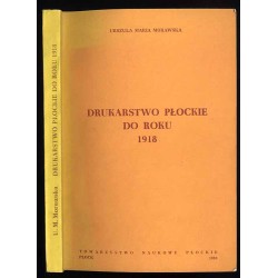 Drukarstwo płockie do roku 1918